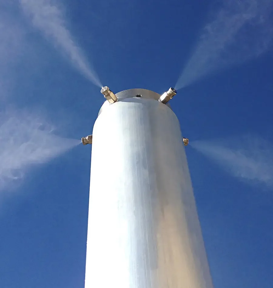 Mât brumisateur urbain